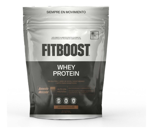 Fitboost Whey Protein Sabor Chocolate | 1.5 Kg| 50 Porciones