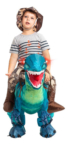 Envío Gratis Disfraz Inflable De Dinosaurio Goosh T Rex For