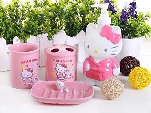 Set De Baño Hello Kitty Sanrio