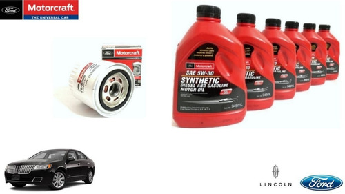 Kit 5w30 Sintético Lincoln Mkz 2010 Motorcraft Original