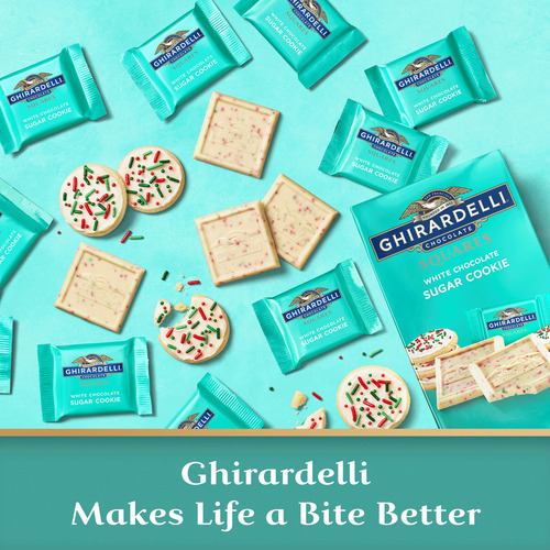 Ghirardelli Squares White Chocolate Sugar Cookie 202g Americ