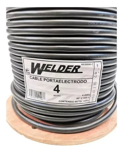 75 M. Cable Portaelectrodo Welder 4 Awg