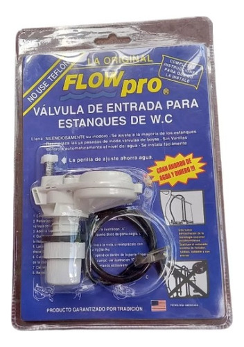 Valvula Llenado Estanque Wc Silenciosa Flow Pro // Flow