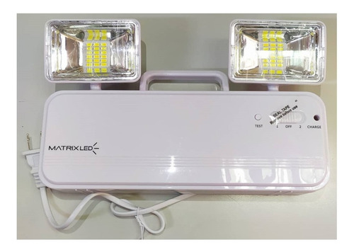 Lampara Led De Emergencia Dos Faro Marca Matrix Led Lt42103b