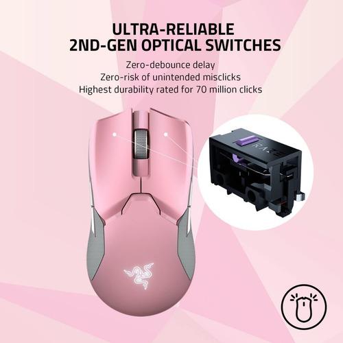 Imagen 6 de 6 de Mouse Gamer Inalámbrico Razer Viper Ultimate + Dock De Carga