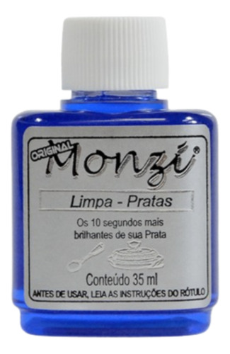 Limpa Prata Monzi 35ml Pronta Entrega Original.