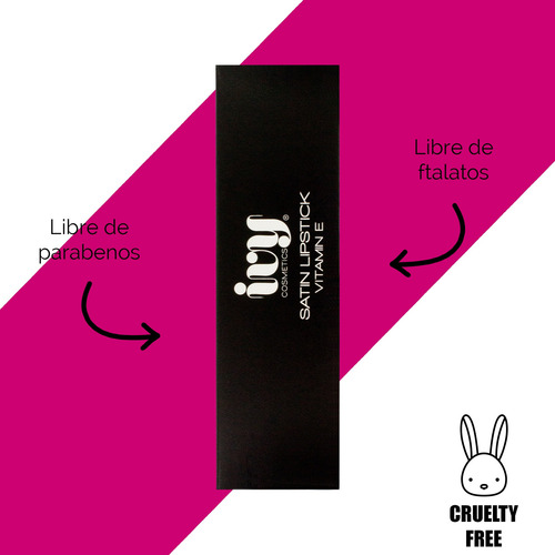 Labial Satinado Ivy Con Colageno Y Vitamina E Viva Diva