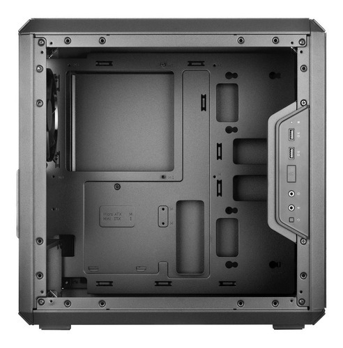 Gabinete Cooler Master Mcb-q300l-kann-tuf Usb 3.1 Sin Fue /v Color Negro
