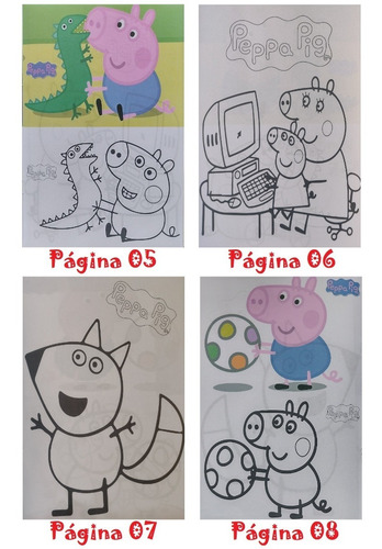 Imagen 8 de 10 de 40 Libros P/ Colorear Y Jugar 16 Pág + Stickers Diverti Toys