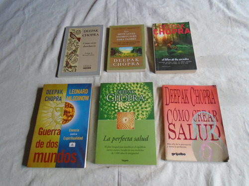 Lote De 6 Libros Del Dr. Deepak Chopra. Oferta!