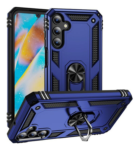 Funda Protector Uso Rudo Con Anillo Magnetico Para Samsung