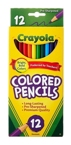 Lapices Crayola Escolares Colores Surtidos Eeuu (18335)