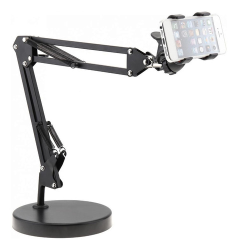 Kit Suporte Articulado Mesa C/ Garra Para Celular Smartphone