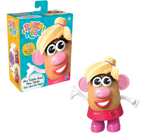 Conjunto Mr. Potato Head Mrs. Potato Head Com 12 Peças E Peç