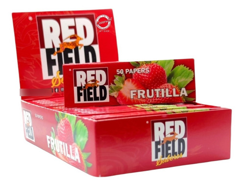 Papelillos Redfield Frutilla 1 ¼.  Nuevo