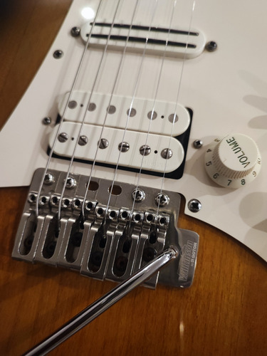 Guitarra Ibanez At10p Andy Timmons Destro Sunburst Madeira De Bordo (Usado)
