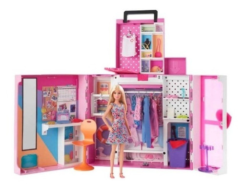 Barbie Set De Juego Dream Closet Nuevo Con Muñeca