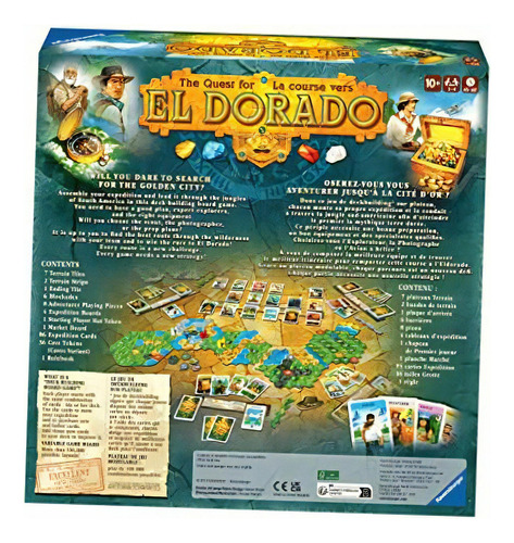 Jogos de tabuleiro Ravensburger The Quest For El Dorado