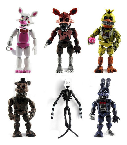 Fnaf Toys Bonnie Foxy Freddy Fazbear - Figura De Acción