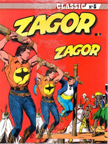 Zagor Classic N° 5 - O Índio Branco - 108 Páginas - Em Português - Editora Mythos - Formato 16 X 21 - Capa Mole - 2020 - Bonellihq - B23