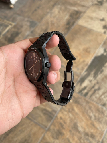 Audemar.s Pigue.t Royal Oak 41mm Automático Negro Acero Pvd Negro Negro Negro (Usado)
