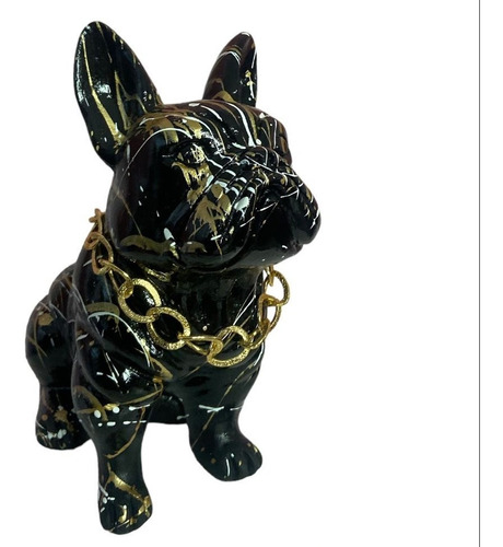 Escultura De Bulldog Perros Decorativos.