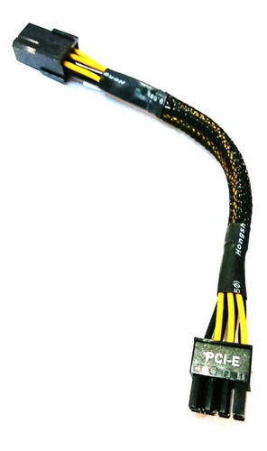 Cable Adaptador Reforzado Placa Video 6 A 8 Pin Pcie Pci-e
