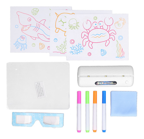 Tablero De Luces De Dibujo Para Niños Ultimate Diy 3d, Lumin