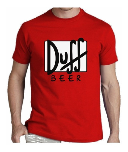 Remera Simpsons Duff Cerveza Beer Disfraz Serie Tv Premium