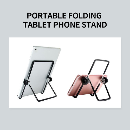 . Soporte Plegable Portátil For Teléfono/tableta, Ajustable