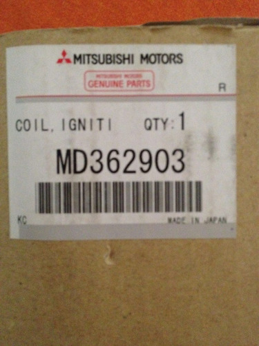 Bobina De Encendido Mitsubishi Para Lancer 1.6 (cs3a)