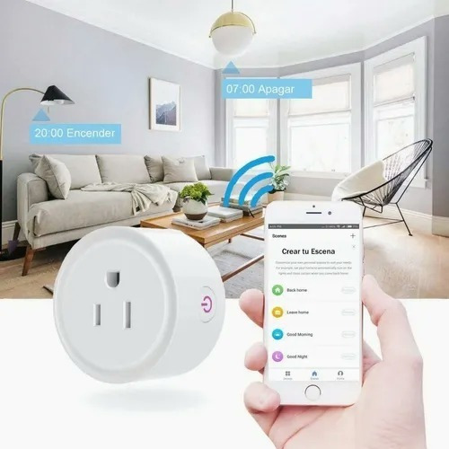 Imagen 2 de 9 de Enchufe Inteligente Wifi Control De Voz Alexa Google Home