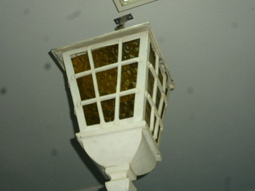 Lampara Farol Antiguo Hierro Colado Cod. Xxxv