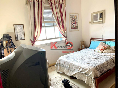 Imagem 9 de 16 de Apartamento Com 3 Dormitórios À Venda, 120 M² Por R$ 800.000,00 - Aparecida - Santos/sp - Ap9708