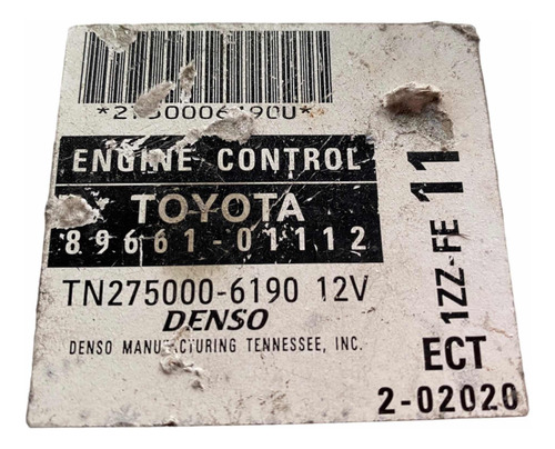 Computadora Pontiac Vibe 2003 Tn275000-6190 (Usado)