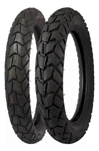 Par Pneu 120/90-17 + 90/90-21 Viper Maggion Nx400 Xlx250 C/c