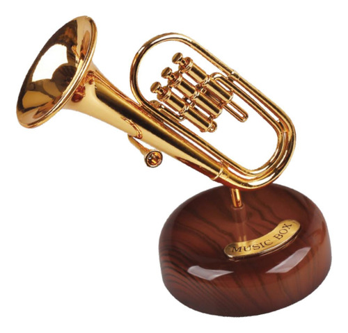 Caja De Música De Saxofón, Caja De Música 15 Cm X 17 Cm