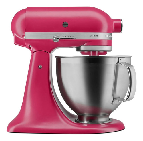 Batedeira Stand Mixer Artisan 4,8l Hibiscus 127v Kitchenaid Rosa 50-60hz
