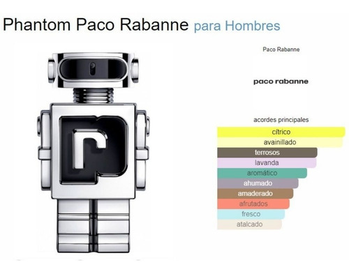 Perfume Paco Rabanne Phantom Edt 100ml Caballero