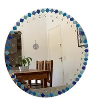 Comprar Espejo Redondo Steko 60 Cm Con Venecitas Decorativo