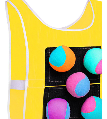 Juego De Dodgeball Con 5 Pelotas De Adultos Amarillos