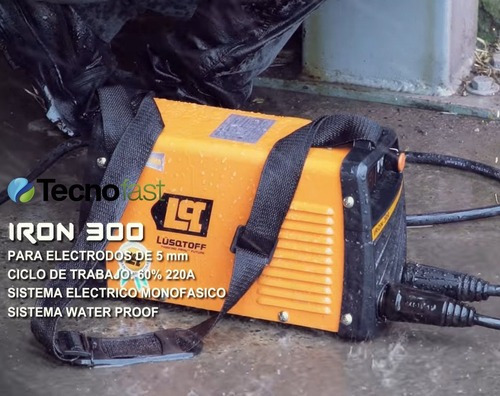 Soldadora Mma Inverter Iron-300 Lusqtoff 220 Amp Sinérgica