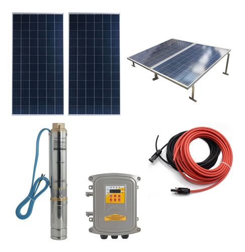 Kit Bomba Solar Sumergible 1/2 Hp Kolos3-47-40-4