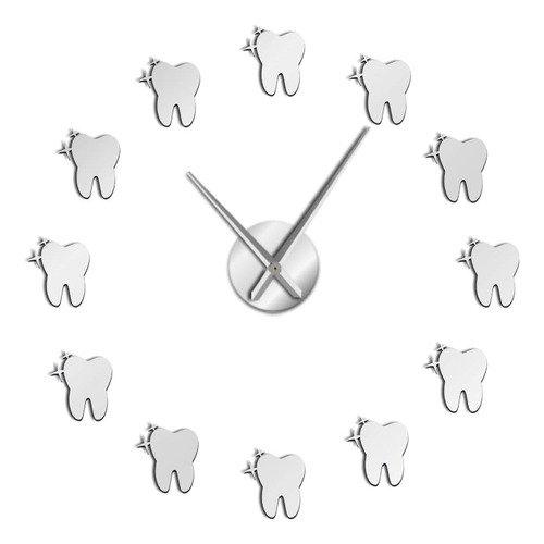 12 Etiqueta De Dientes Diente Dental Kit De Reloj De Acrílic