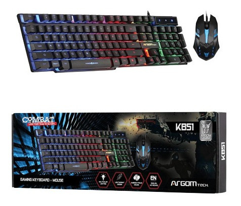 Combo Gamer Teclado Y Mouse Argomtech Kb51