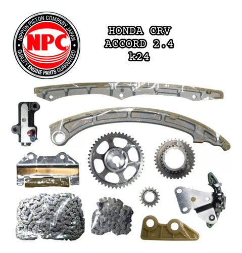 Kit Cadena De Tiempo Motor K24 2.4 Honda Cr-v/ Accord/ Acura