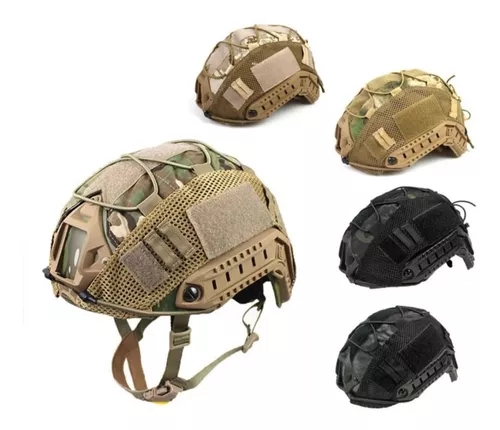 Funda para casco militar o de airsoft en camuflaje A-Tacs