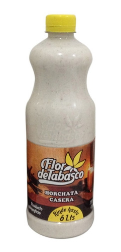 Horchata Casera Flor De Tabasco Botellas De 700ml (4pz)