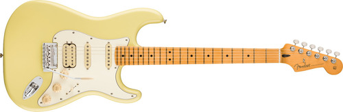 Guitarrista elétrico Fender Stratocaster Ii Color Hialeah Yellow Fingerboard Material Rosewood Orientação da mão direita