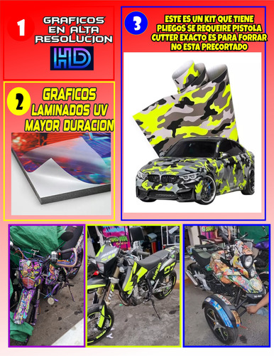 Calcomanias Vinil Laminado Ws 150 Ws 175 Terra Gengar + Refl